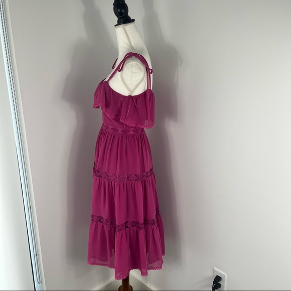 NEW Dress the Population Dream midi tiered dress - Picture 7 of 10